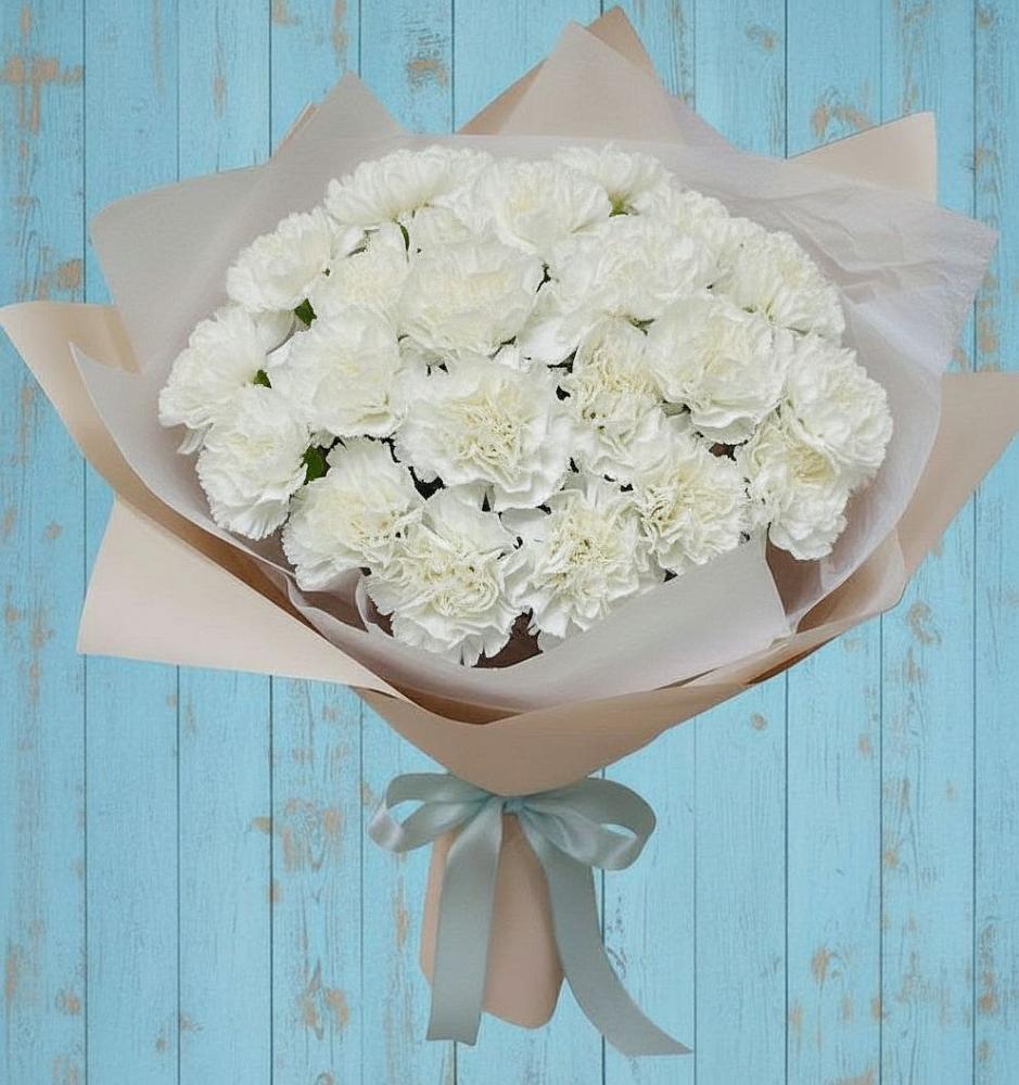 Букет цветов из: Гвоздики в Прямицыно