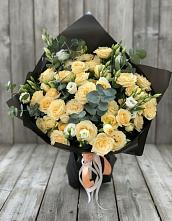 Букет цветов из:  Розы и Лизиантусы #REPLACE_PRED# Прямицыно