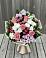 Букет цветов из: Альстромерии, Гвоздики, Розы и Хризантемы в Прямицыно