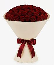 Букет 101 Бордовая роза Блэк Бакарра в Прямицыно