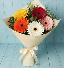 Букет цветов из:  Герберы в Прямицыно