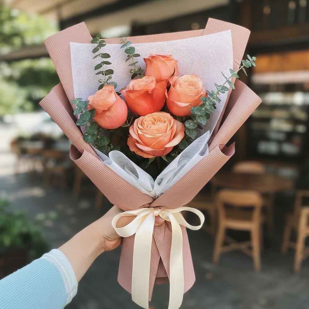 Букет цветов из: Розы в Прямицыно