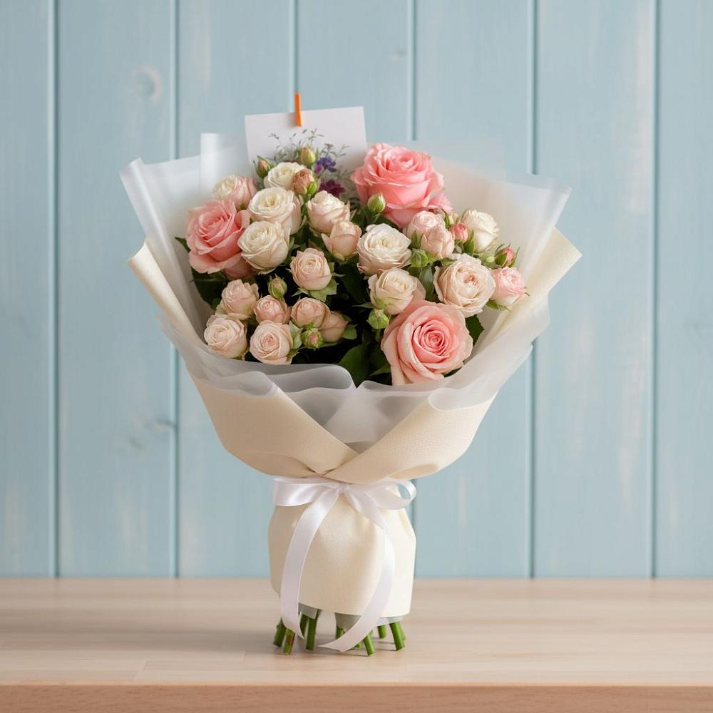 Букет цветов из: Розы в Прямицыно