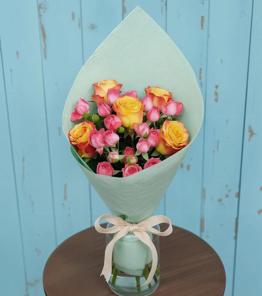 Букет цветов из: Розы в Прямицыно