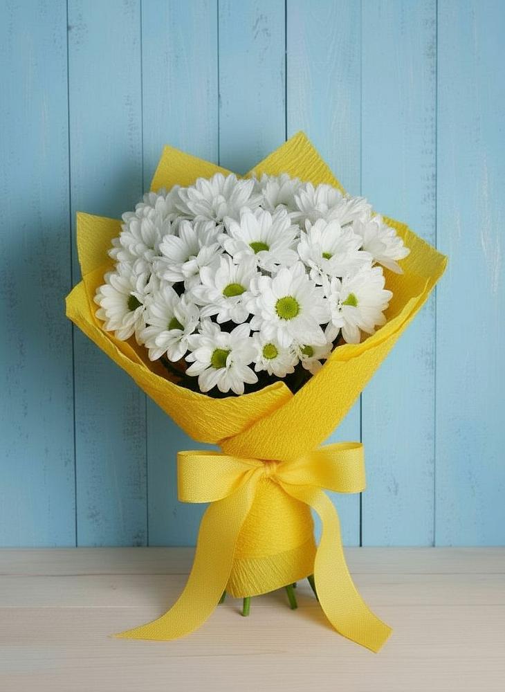 Букет цветов из: Хризантемы в Прямицыно