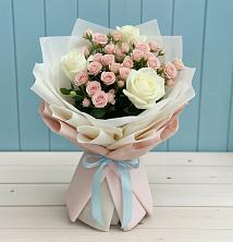 Букет цветов из:  Розы в Прямицыно
