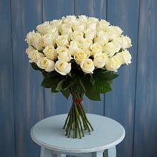 Букет 51 Белая роза Эдлесс Лав #REPLACE_PRED# Прямицыно