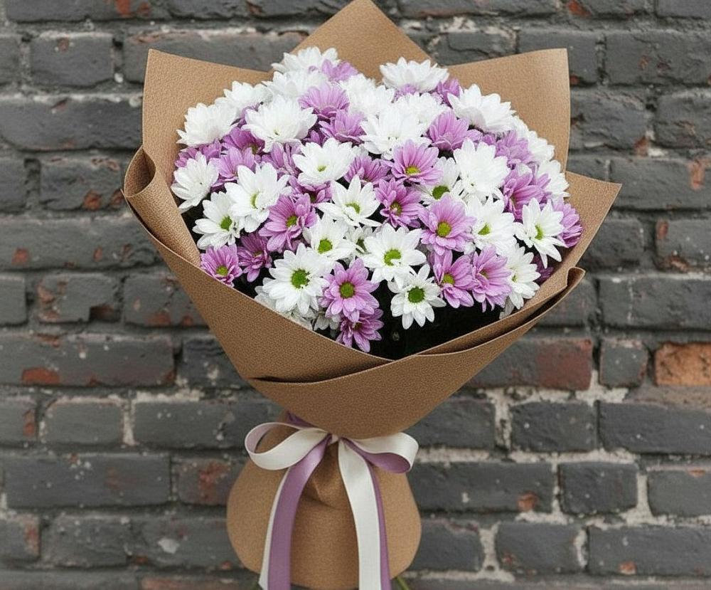 Букет цветов из: Хризантемы в Прямицыно