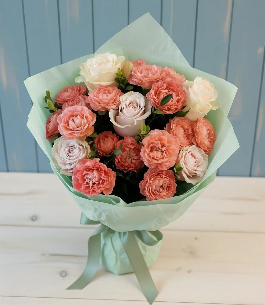 Букет цветов из: Розы в Прямицыно