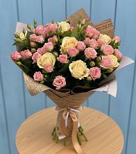 Букет цветов из:  Розы в Прямицыно