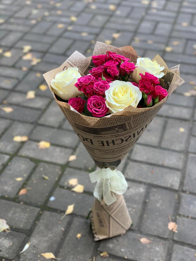 Букет цветов из: Розы в Прямицыно