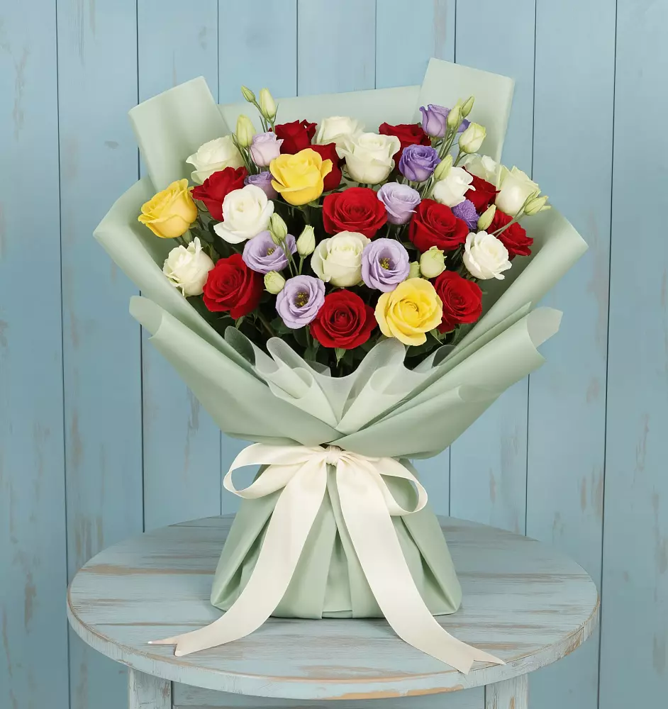 Букет цветов из: Розы в Прямицыно