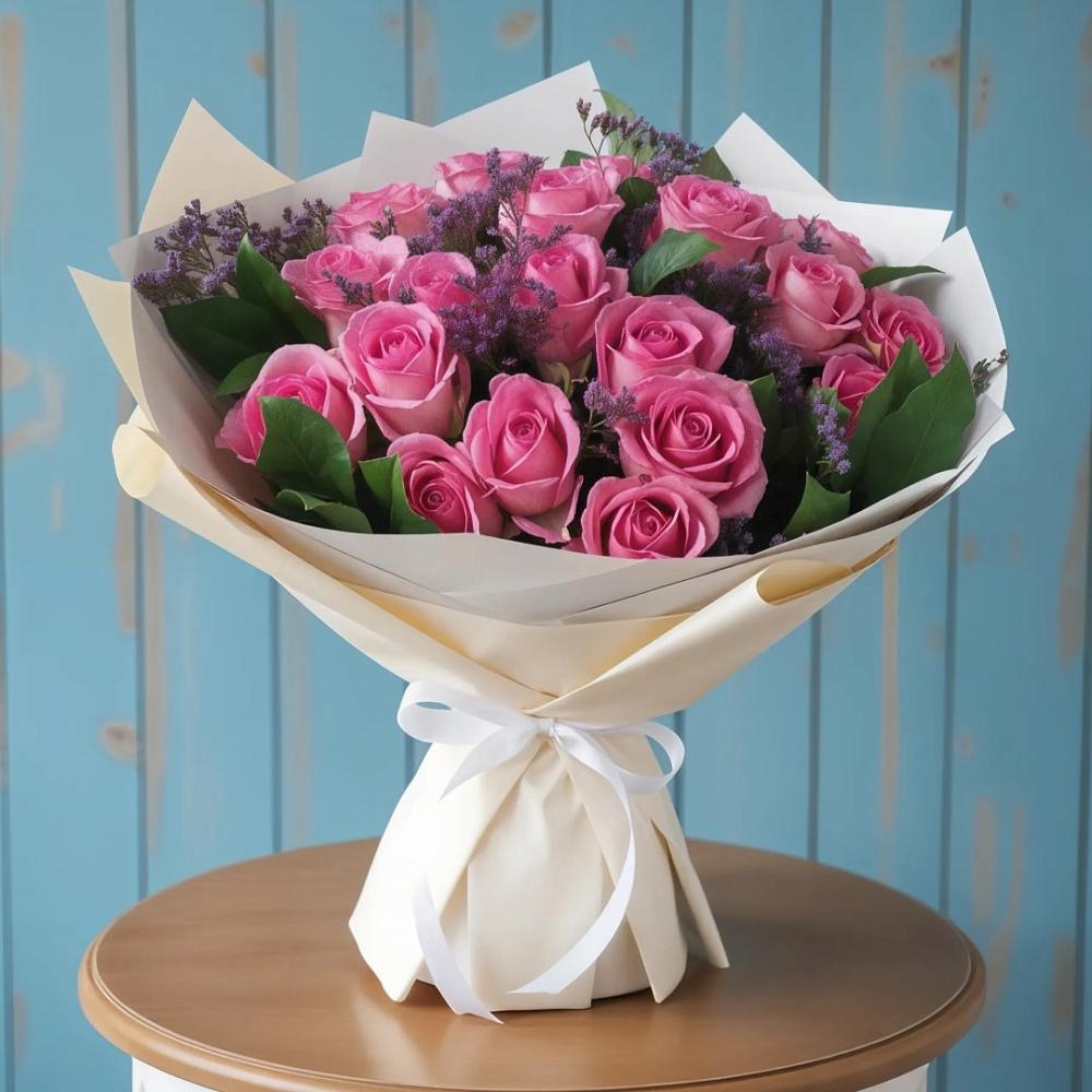 Букет цветов из: Розы в Прямицыно