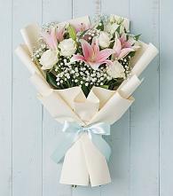 Букет цветов из:  Лилии в Прямицыно