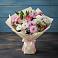 Букет цветов из: Хризантемы, Альстромерии и Розы в Прямицыно